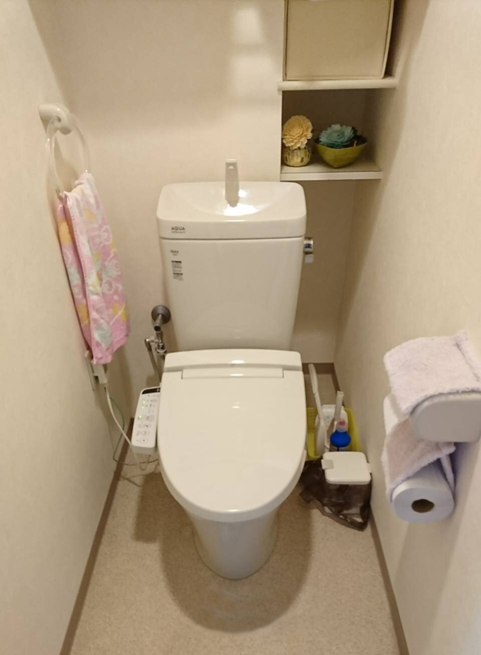 マンション お掃除らくらく節水トイレ