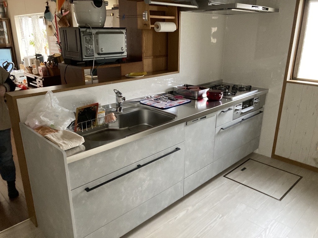 キッチン 掃除のしやすさを求めて