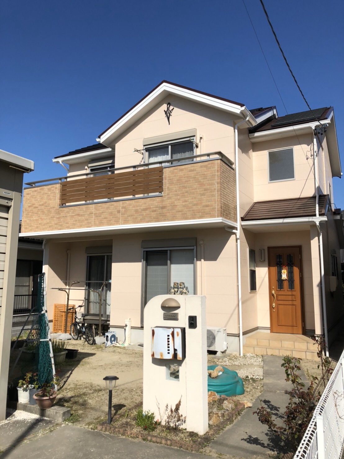 戸建 あの頃を再現　新築当時に復活塗装