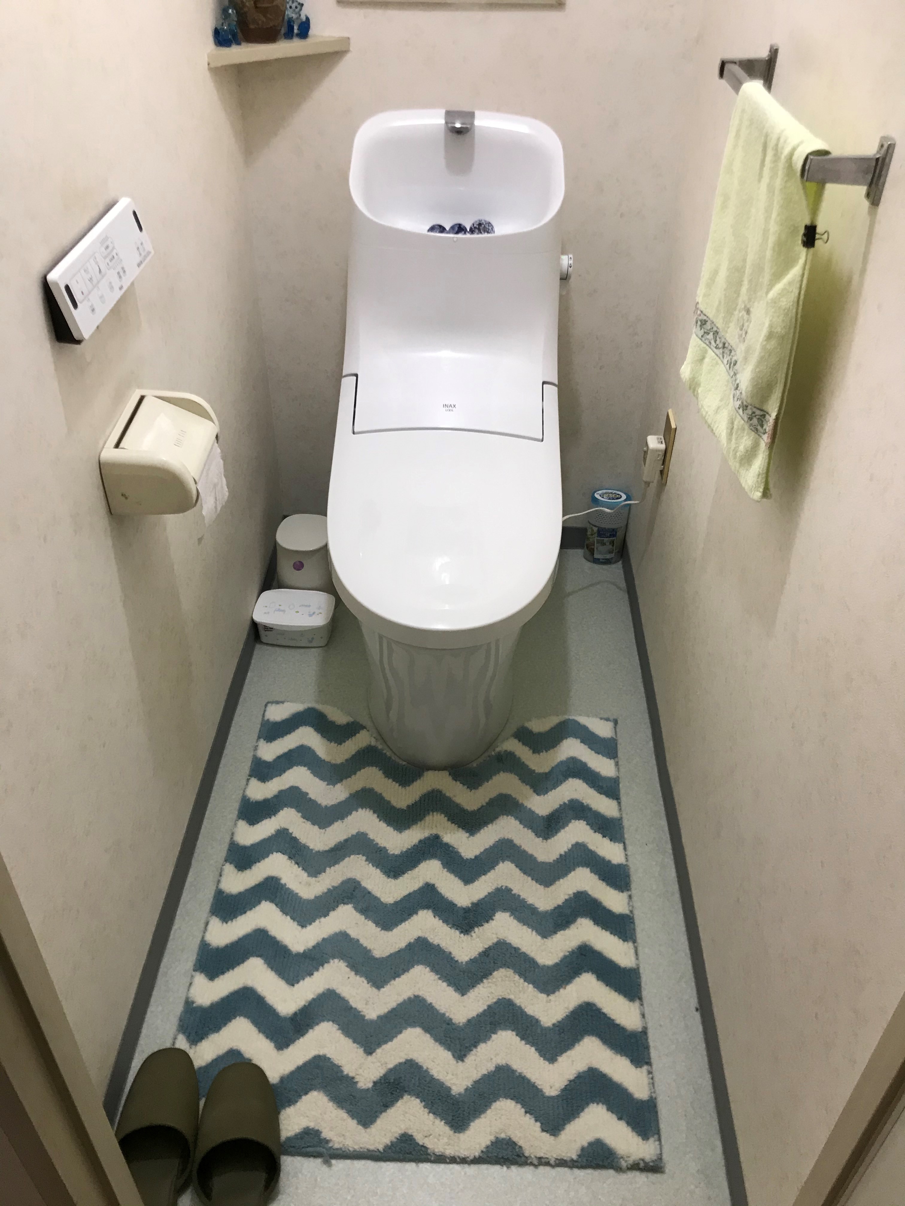 マンション 水漏れを機に、トイレ空間を一新